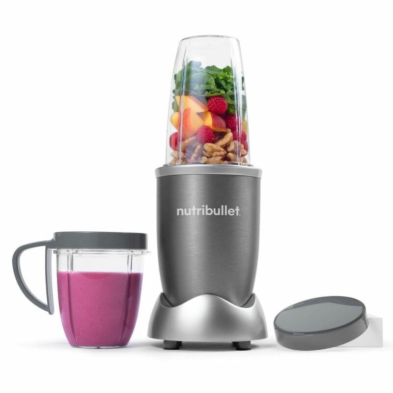 Nutribullet|Batedora de Copo Nutribullet 600 W Aço inoxidável Cinzento Nutribullet|Batedora de Copo Nutribullet 600 W Aço inoxidável Cinzento