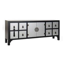 Home ESPRIT|Mesa de apoio Home ESPRIT Preto Metal 60 x 30 x 60 cm