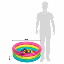 Intex|Piscina de Bolas Intex 86 x 25 x 86 cm (3 Unidades)