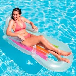 Intex|Cadeirão de piscina insuflável Intex Arco-íris 160 x 53 x 85 cm (6 Unidades)