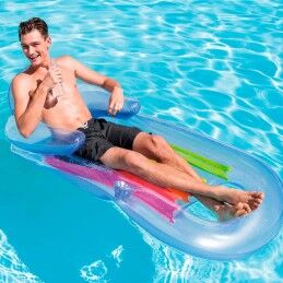 Intex|Cadeirão de piscina insuflável Intex Arco-íris 160 x 53 x 85 cm (6 Unidades)