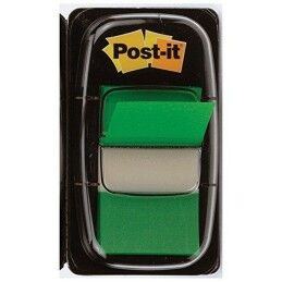 Post-it|Notas Adesivas Post-it Index 25 x 43 mm Verde (3 Unidades)