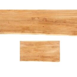 Gift Decor|Mesa de apoio Live Edge 120 x 60 x 46 cm Castanho Preto Acácia