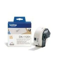 Brother|Etiquetas para Impressora Brother DK-11201 Branco 29 x 90 mm Preto Preto/Branco (3 Unidades)