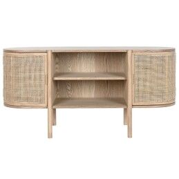 Home ESPRIT|Móvel de TV Home ESPRIT Natural Madeira da borracha 120 x 43,5 x 60 cm