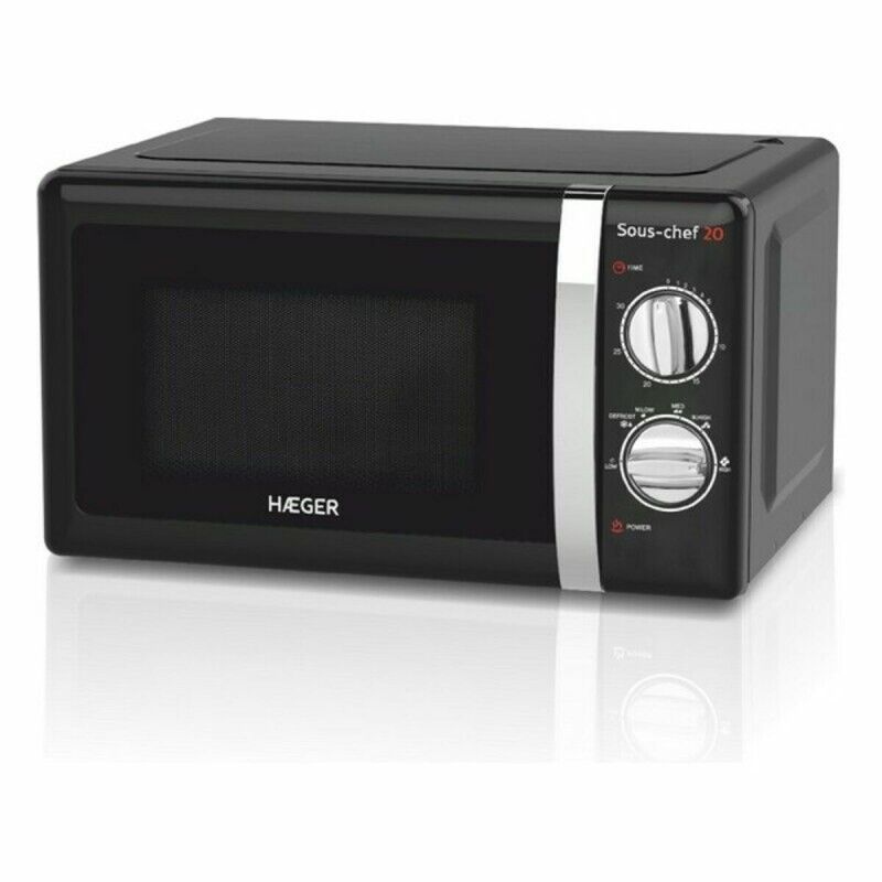 Haeger|Microondas com Grill Haeger MW-70B.007A 20 L Preto 700W Haeger|Microondas com Grill Haeger MW-70B.007A 20 L Preto 700W