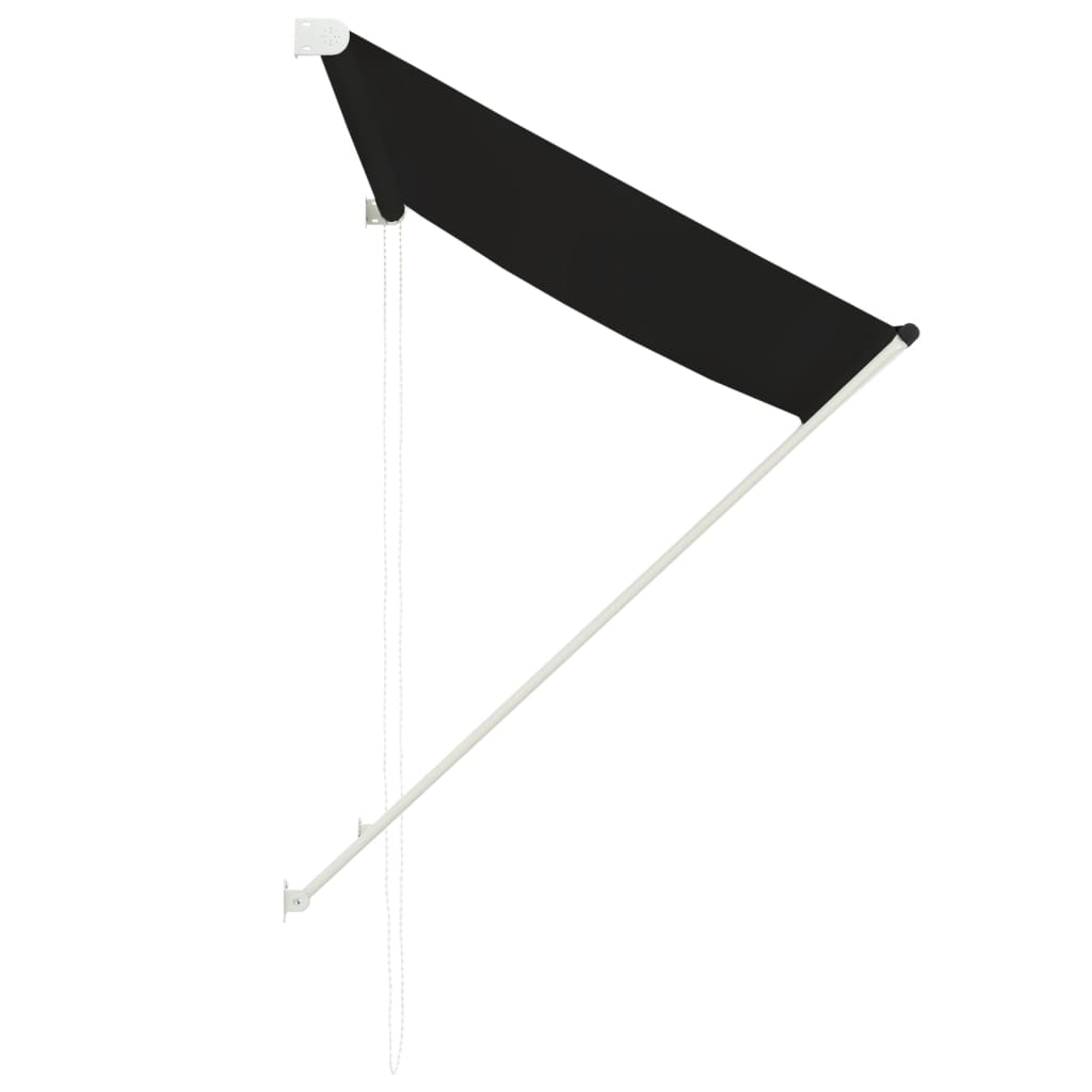 vidaXL Toldo retrátil 150x150 cm antracite