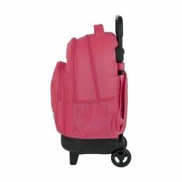BlackFit8|Mochila Escolar com Rodas Compact BlackFit8 M918 Cor de Rosa (33 x 45 x 22 cm)