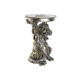 DKD Home Decor|Mesa de apoio DKD Home Decor Pele Ferro Lacado (40 x 40 x 56 cm)