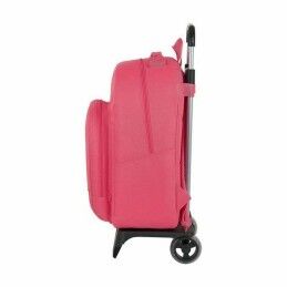 BlackFit8|Mochila Escolar com Rodas 905 BlackFit8 M313G Cor de Rosa (32 x 42 x 15 cm)