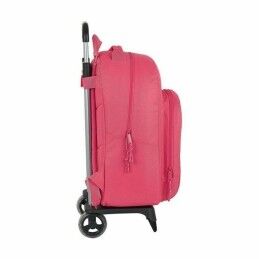 BlackFit8|Mochila Escolar com Rodas 905 BlackFit8 M313G Cor de Rosa (32 x 42 x 15 cm)