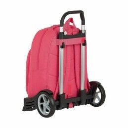 BlackFit8|Mochila Escolar com Rodas Evolution BlackFit8 M860A Cor de Rosa (32 x 42 x 15 cm)