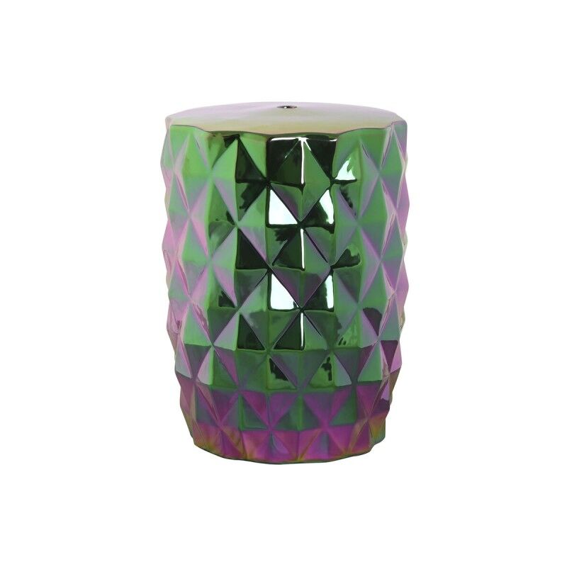Home ESPRIT|Mesa de apoio Home ESPRIT Multicolor Porcelana 33 x 33 x 45 cm