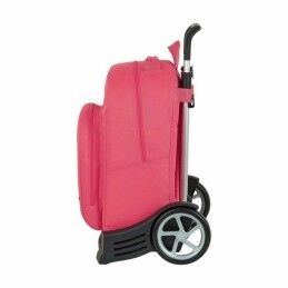 BlackFit8|Mochila Escolar com Rodas Evolution BlackFit8 M860A Cor de Rosa (32 x 42 x 15 cm)