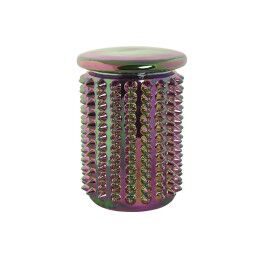 DKD Home Decor|Mesa de apoio DKD Home Decor Pele Ferro Lacado (40 x 40 x 56 cm)
