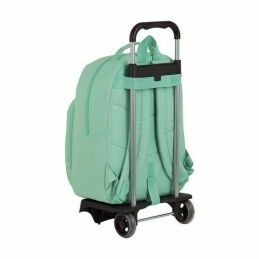 BlackFit8|Mochila Escolar com Rodas 905 BlackFit8 M313G Turquesa (32 x 42 x 15 cm)