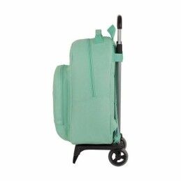 BlackFit8|Mochila Escolar com Rodas 905 BlackFit8 M313G Turquesa (32 x 42 x 15 cm)