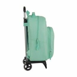 BlackFit8|Mochila Escolar com Rodas 905 BlackFit8 M313G Turquesa (32 x 42 x 15 cm)