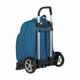 BlackFit8|Mochila Escolar com Rodas Evolution BlackFit8 Egeo Azul (32 x 42 x 15 cm)