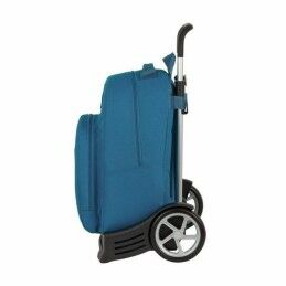 BlackFit8|Mochila Escolar com Rodas Evolution BlackFit8 Egeo Azul (32 x 42 x 15 cm)