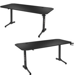 Huzaro|Mesa de Escritório Gaming Huzaro HZ-Hero 4.7 Preto Madeira MDF 160 x 75 cm