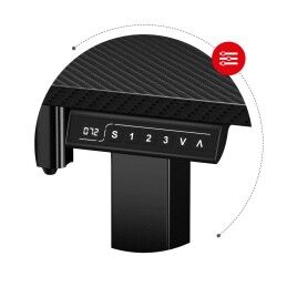 Huzaro|Secretária Huzaro HZ-Hero 8.2 Black Preto