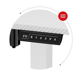 Huzaro|Secretária Huzaro HZ-Hero 8.2 White Branco