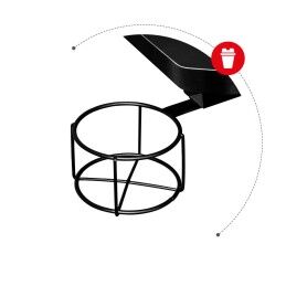 Huzaro|Secretária Gaming Huzaro Hero 2.5 Preto Alumínio 120 x 60 cm
