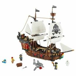 Lego|Jogo de Construção   Lego 31109 Barco Pirata         Branco Multicolor Bronze 3 em 1 1260 Peças