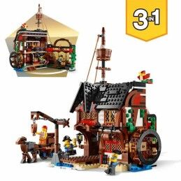 Lego|Jogo de Construção   Lego 31109 Barco Pirata         Branco Multicolor Bronze 3 em 1 1260 Peças