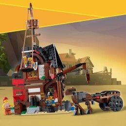 Lego|Jogo de Construção   Lego 31109 Barco Pirata         Branco Multicolor Bronze 3 em 1 1260 Peças