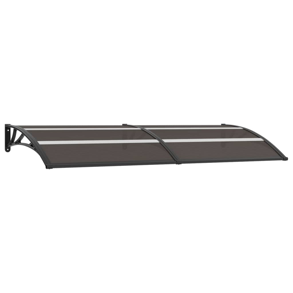 vidaXL Toldo de porta 240x75 cm PC preto