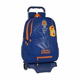 BlackFit8|Mochila Escolar com Rodas 905 BlackFit8 M313G Turquesa (32 x 42 x 15 cm)