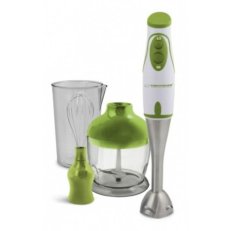 Esperanza|Batedeira de Imersão Esperanza EKM003G Branco Preto Verde 450 W Esperanza|Batedeira de Imersão Esperanza EKM003G Branco Preto Verde 450 W