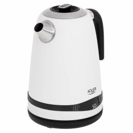 Adler|Chaleira Adler Branco Aço inoxidável 2200 W 1,7 L