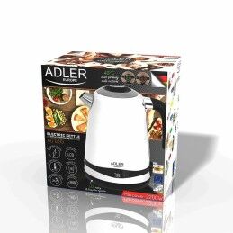 Adler|Chaleira Adler Branco Aço inoxidável 2200 W 1,7 L