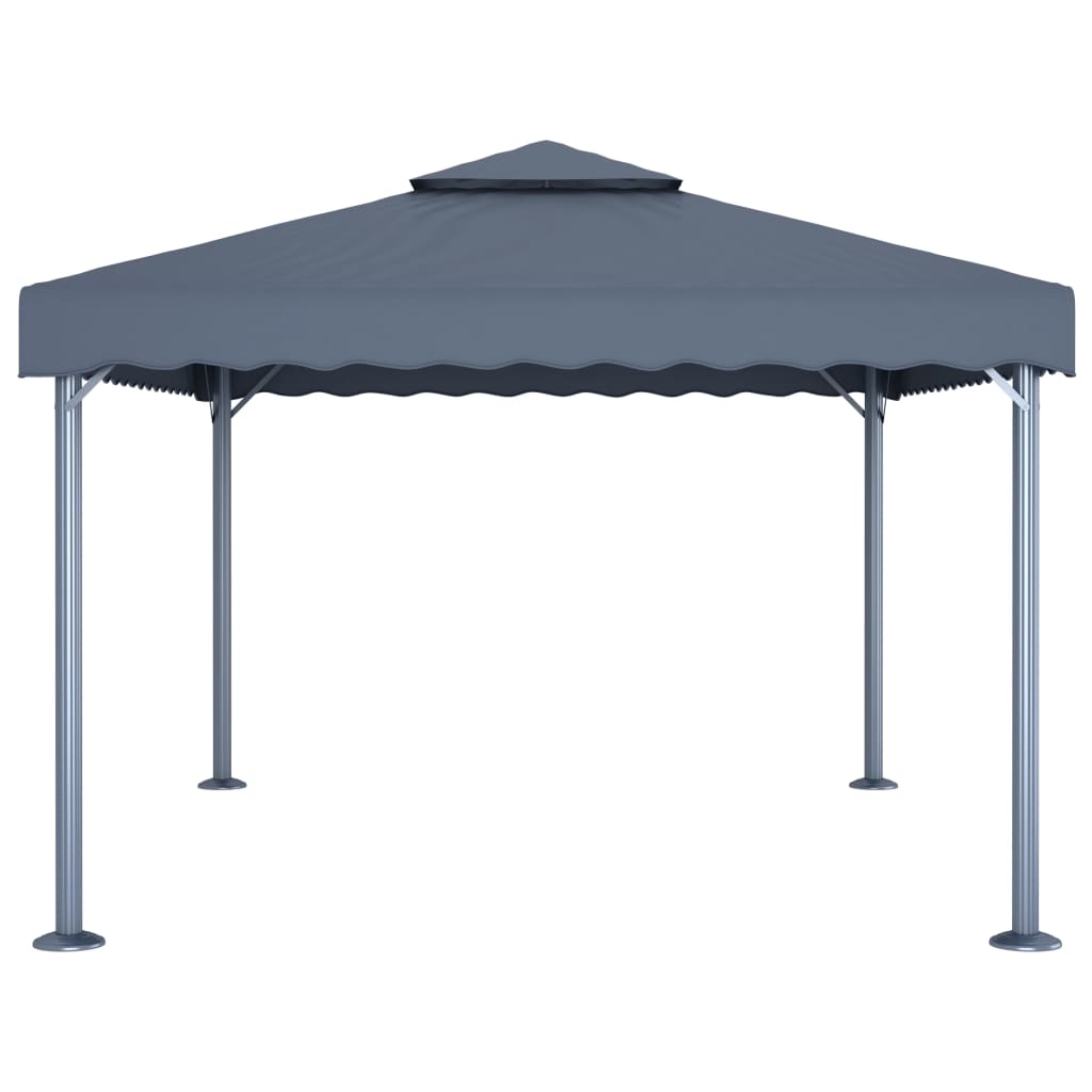 vidaXL Gazebo 400x300 cm alumínio antracite