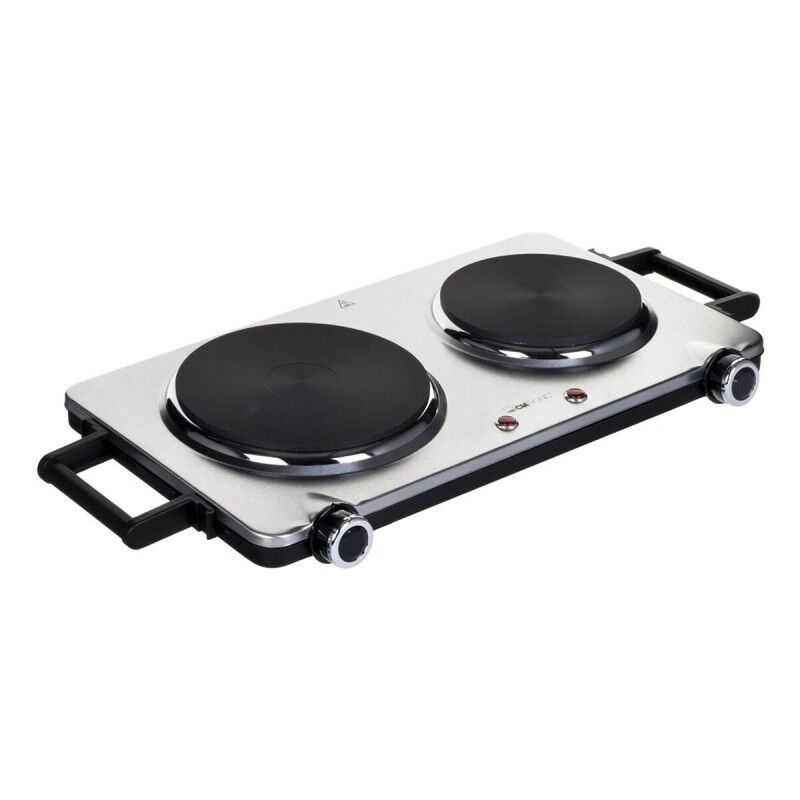 Clatronic|Fogão Eléctrico Clatronic DKP 3668 E Preto Aço 1500 W 2500 W