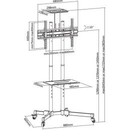 Techly|Suporte TV Techly ICA-TR16T 70" 50 kg