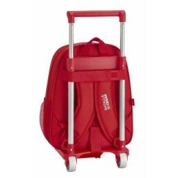 Real Sporting de Gijón|Mochila Escolar com Rodas 705 Real Sporting de Gijón Vermelho