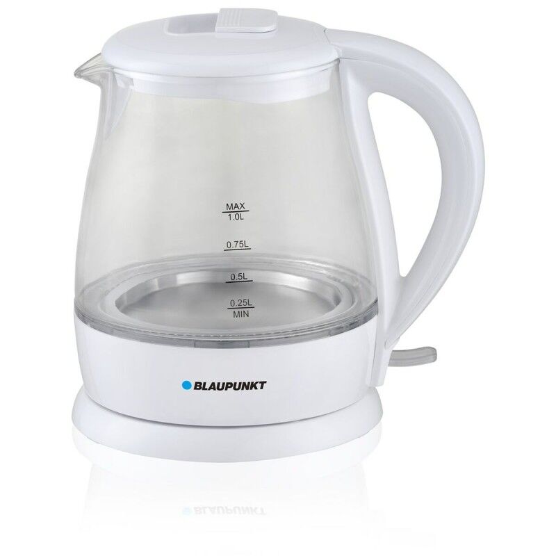 Blaupunkt|Chaleira Blaupunkt EKG301 Branco Vidro Alumínio 1630 W 1 L Blaupunkt|Chaleira Blaupunkt EKG301 Branco Vidro Alumínio 1630 W 1 L