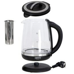 Adler|Chaleira Adler CR 1290 Preto Vidro 2200 W 2 L