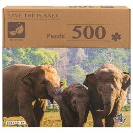 Colorbaby|Puzzle Colorbaby Elephant 500 Peças 6 Unidades 61 x 46 x 0,1 cm