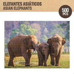Colorbaby|Puzzle Colorbaby Elephant 500 Peças 6 Unidades 61 x 46 x 0,1 cm