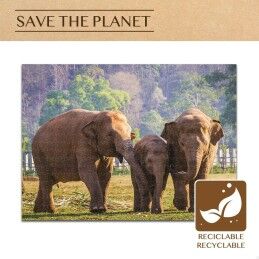 Colorbaby|Puzzle Colorbaby Elephant 500 Peças 6 Unidades 61 x 46 x 0,1 cm