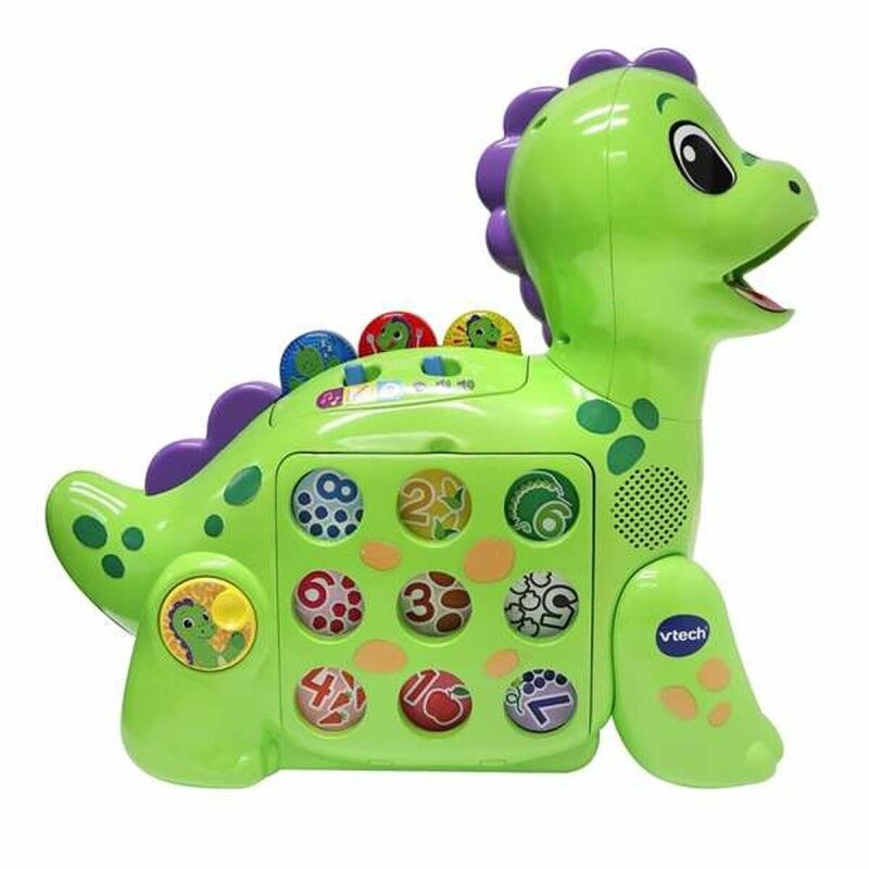 Vtech|Brinquedo Interativo Vtech 35 x 13,3 x 33 cm Verde Dinossauro Brinquedo Interativo Desenho Magnético Maçã Vtech|Brinquedo Interativo Vtech 35 x 13,3 x 33 cm Verde Dinossauro Brinquedo Interativo Desenho Magnético Maçã