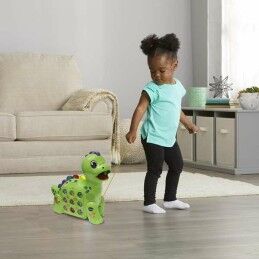 Vtech|Brinquedo Interativo Vtech 35 x 13,3 x 33 cm Verde Dinossauro Brinquedo Interativo Desenho Magnético Maçã