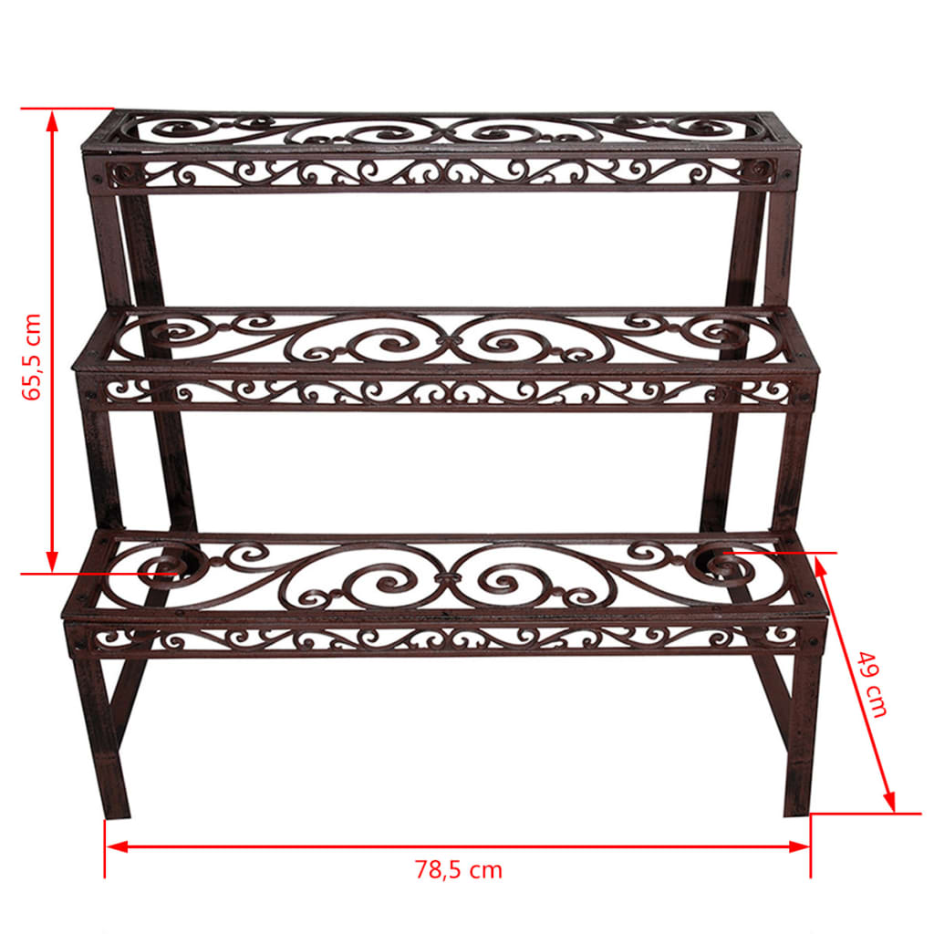 Esschert Design Estante retangular BPH33