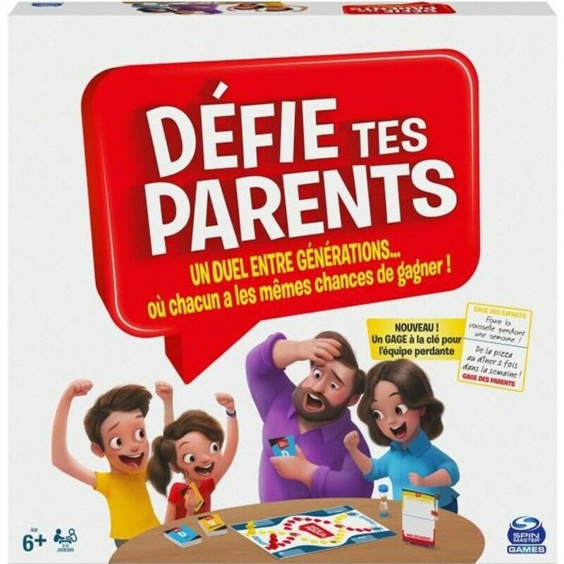 Spin Master|Jogo de Mesa Spin Master Challenge your parents Bets (FR) Spin Master|Jogo de Mesa Spin Master Challenge your parents Bets (FR)