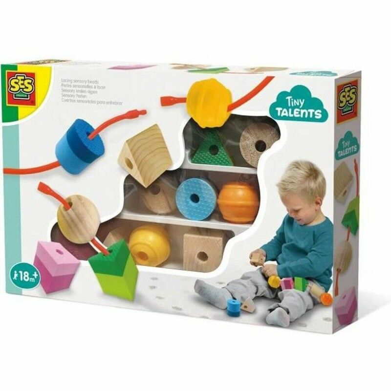 SES Creative|Jogo Educativo SES Creative Cuentas sensoriales para enhebrar Multicolor SES Creative|Jogo Educativo SES Creative Cuentas sensoriales para enhebrar Multicolor